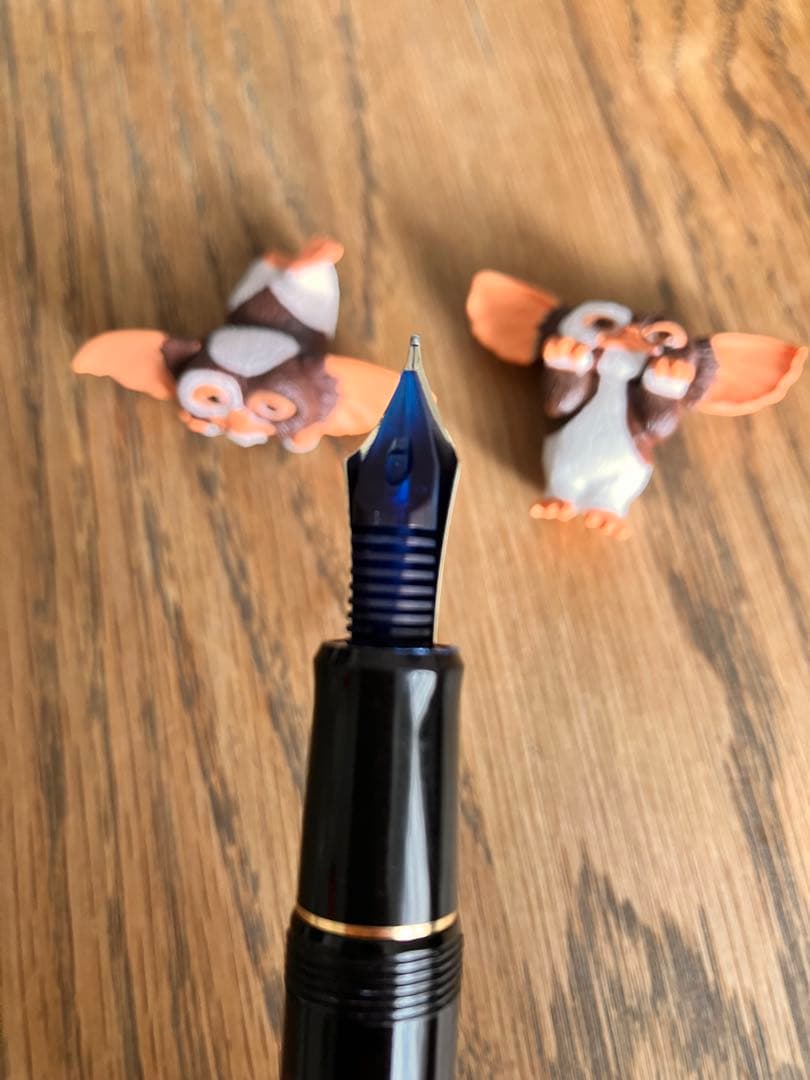 【美品】パイロット カスタム 743 万年筆 ブラック 15 M 中字 箱あり