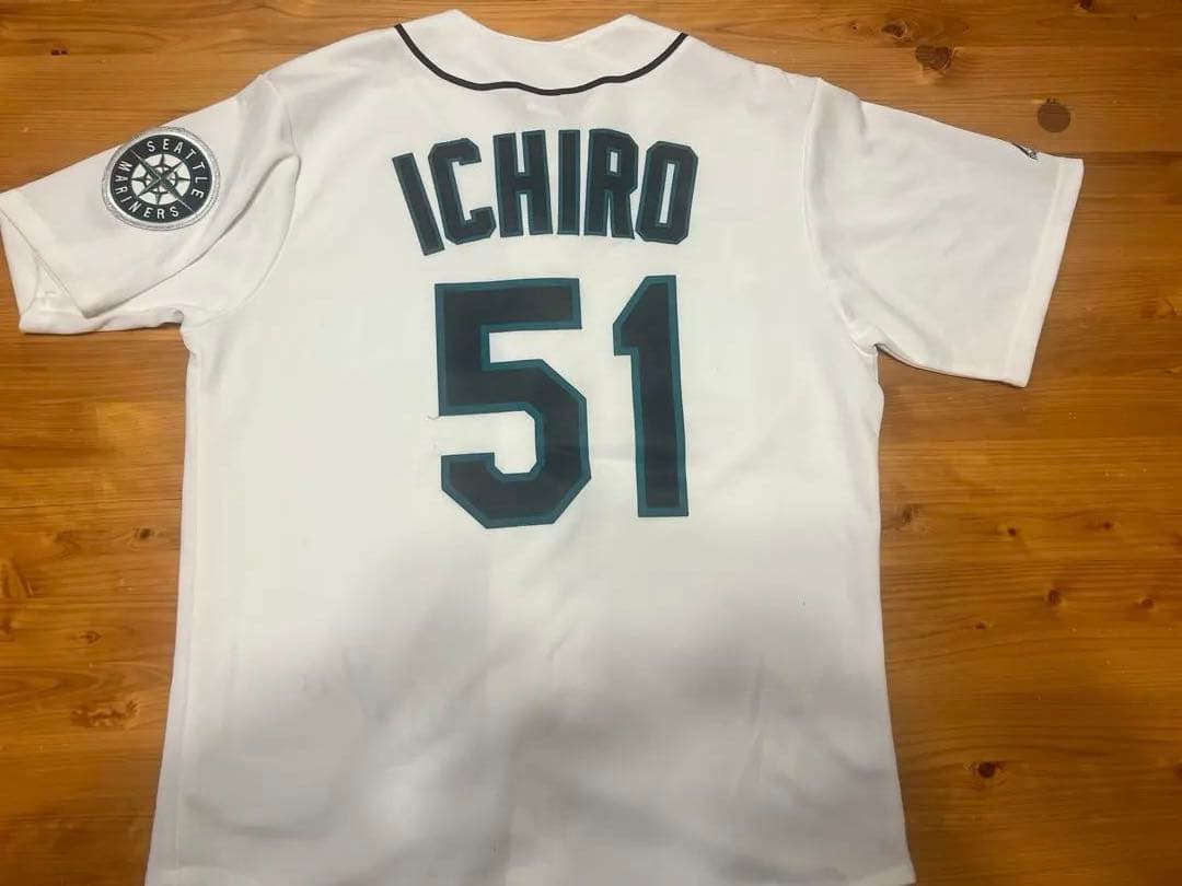 イチロー マリナーズ ユニホーム M サイズ ダグ・フィスター直筆サイン入り
