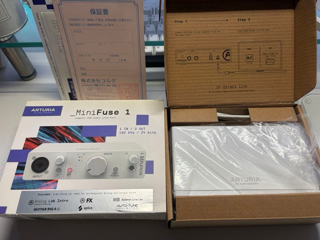 ARTURIA MINIFUSE 1 オーディオインターフェース フェイス