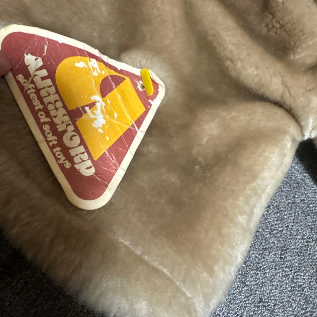 タグ付　うさぎのパペットぬいぐるみ　Alresford Crafts イギリス