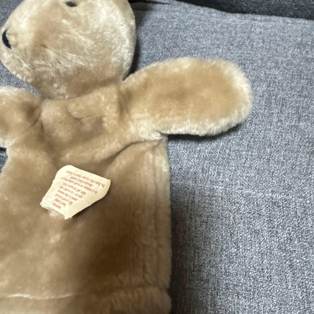 タグ付　うさぎのパペットぬいぐるみ　Alresford Crafts イギリス