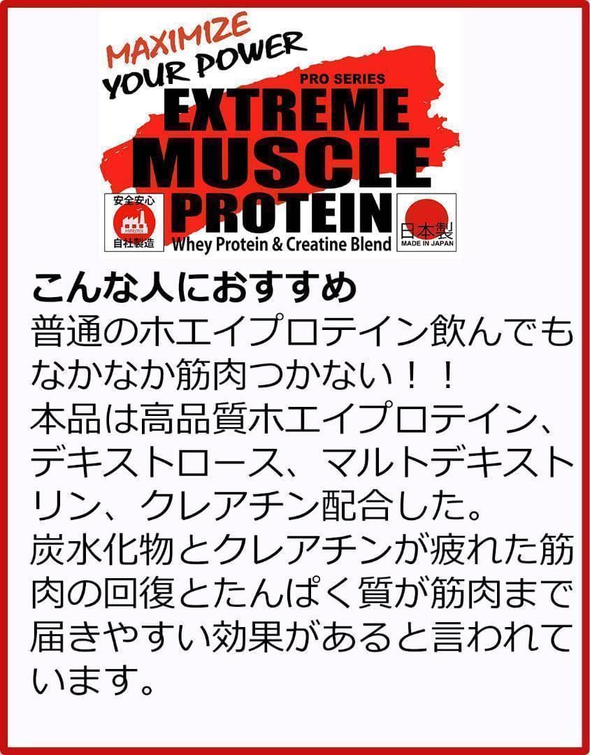 国産ホエイプロテイン10kg★マイプロテック★クレアチン配合★チョコ味W送料無料