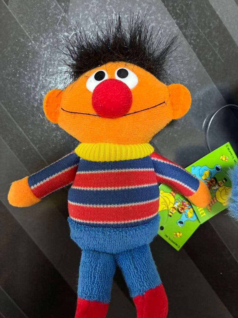 セサミストリート アーニー&クッキーモンスター MUPPETS, INCタグ付き