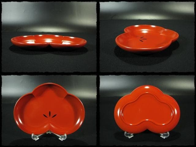 盆他５点 楽 桐四方盆 表正 ツボツボ丸盆 茶道具 f23