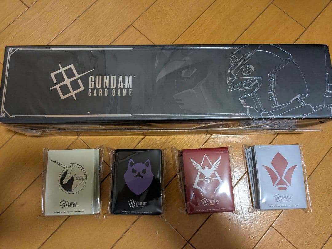 ガンダムカードゲーム オフィシャルグッズセット 01 エリア予選公式スリーブ4種