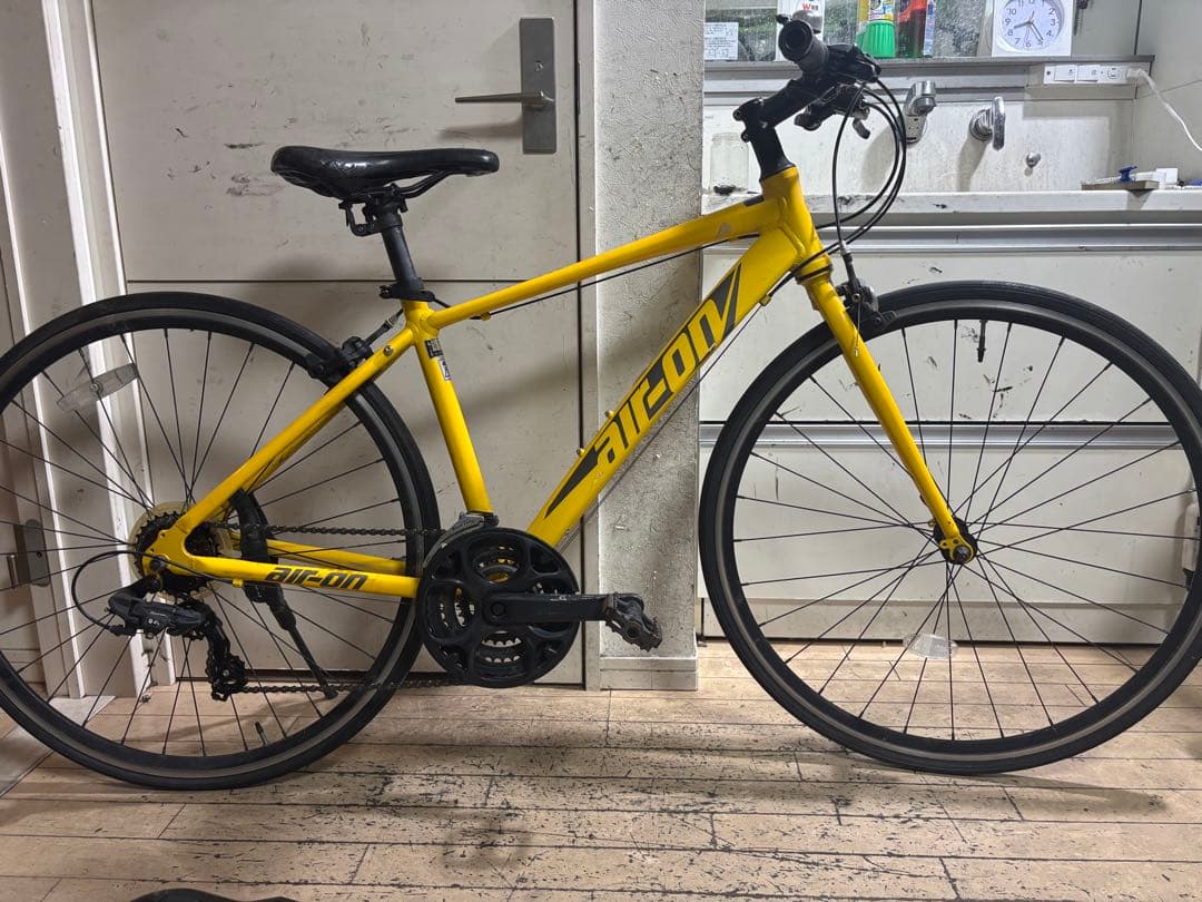 air-onクロスバイク 700cイエロー