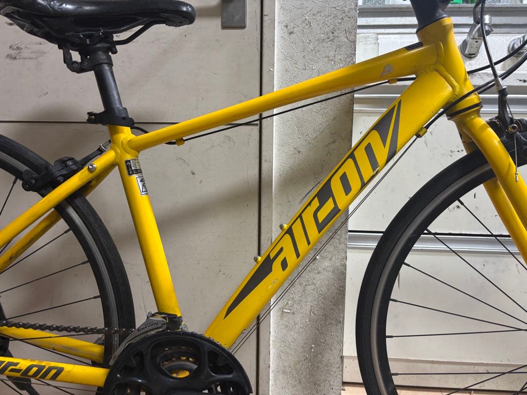 air-onクロスバイク 700cイエロー