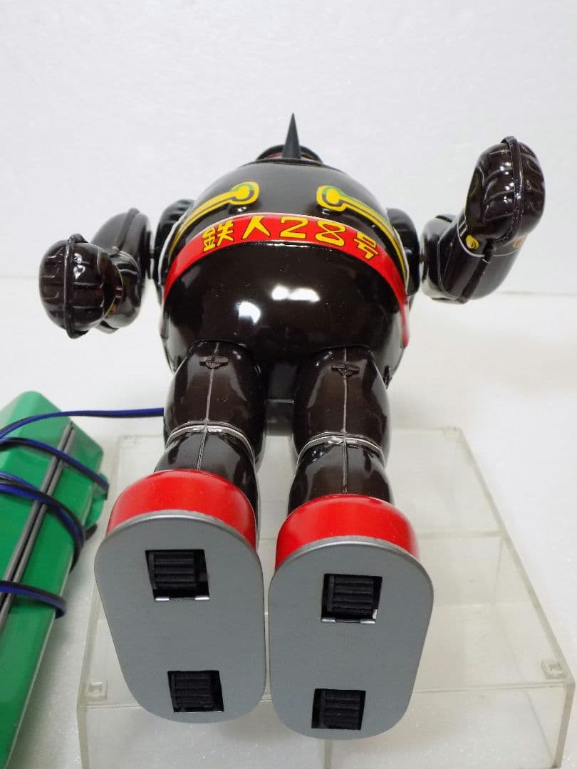 ビリケン　ブリキ　電動リモコン　鉄人28号　焦茶　動作品