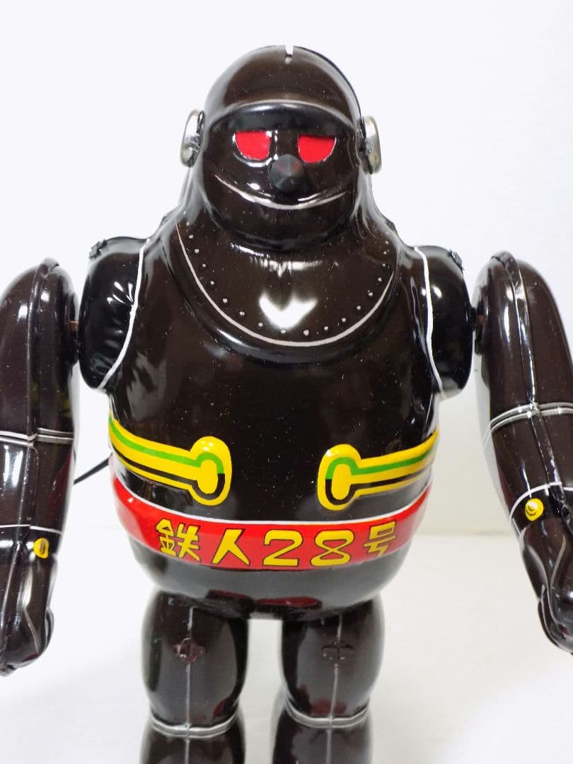 ビリケン　ブリキ　電動リモコン　鉄人28号　焦茶　動作品