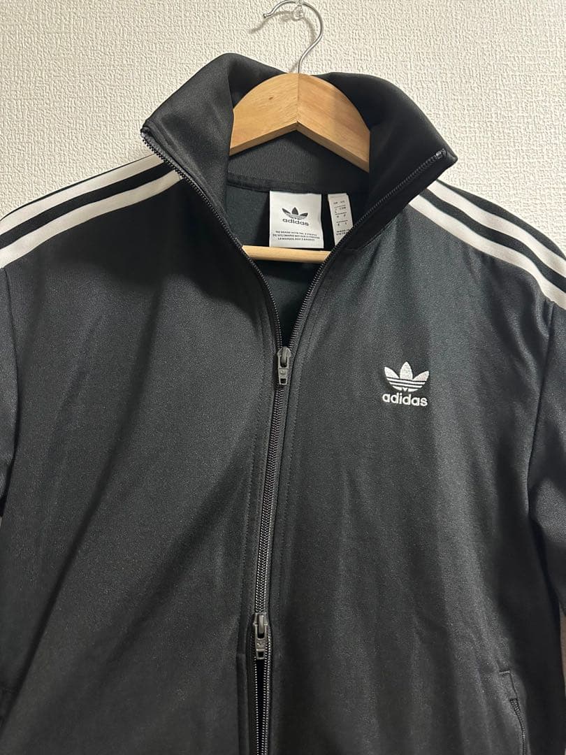 adidas ブラック ジャージ ジャケット Lサイズ