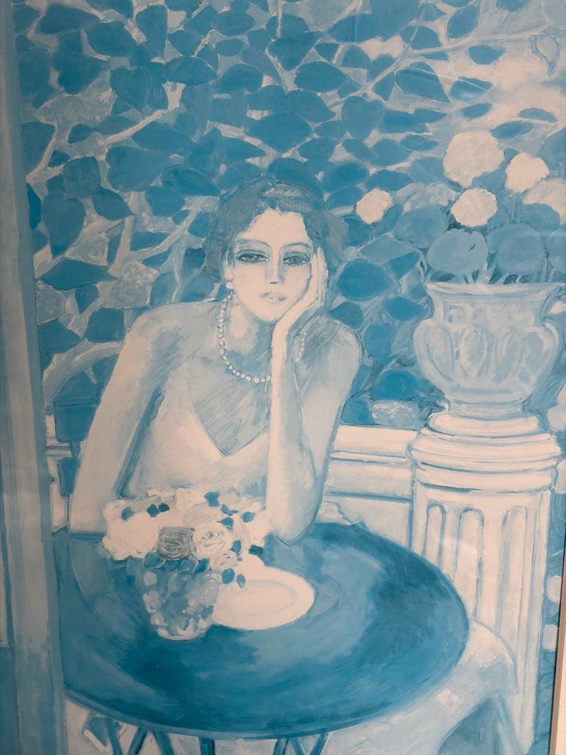 カシニョール額装　1995年の作品　庭園の薔薇