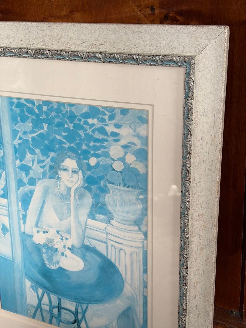 カシニョール額装　1995年の作品　庭園の薔薇