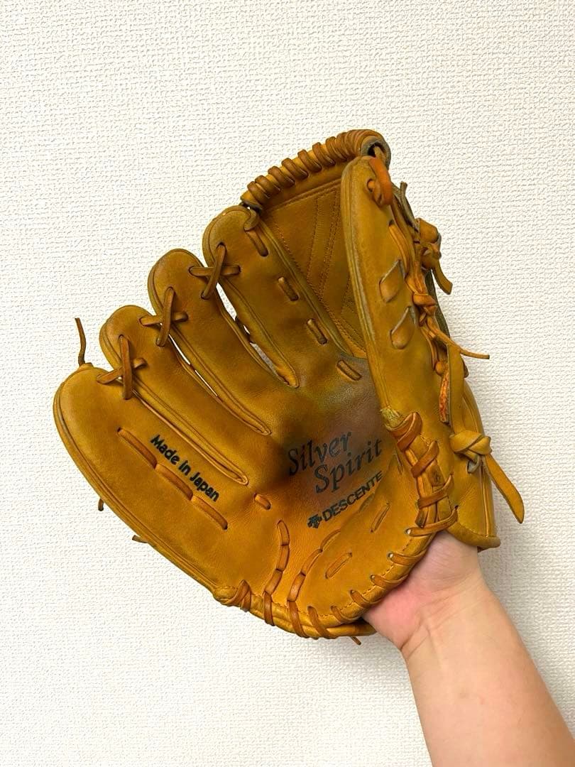 515 デサント 型抜群 即戦力 硬式 投手用グローブ 左投げ