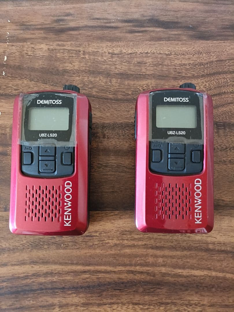 KENWOOD UBZ-LS20　2個セット トランシーバー レッド 新品