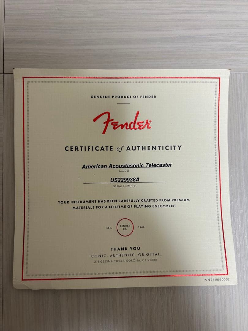 ギター Fender/American Acoustasonic Telecaster