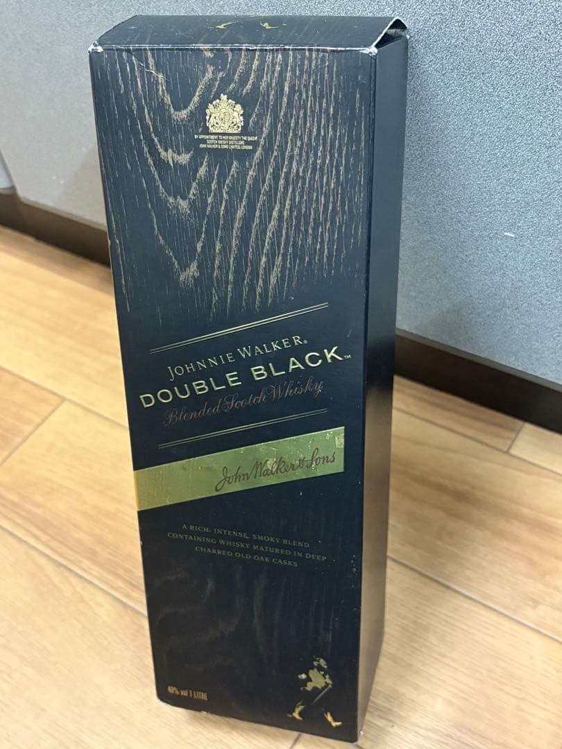 未開栓⭐️ JOHNNIE WALKER 2本セット　1リットル　ブルー　ブラック