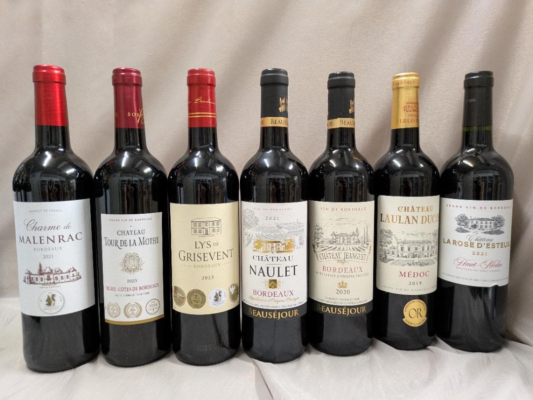 オーメドック,メドック含 ボルドー金賞などAO　赤 12本セット　750ml