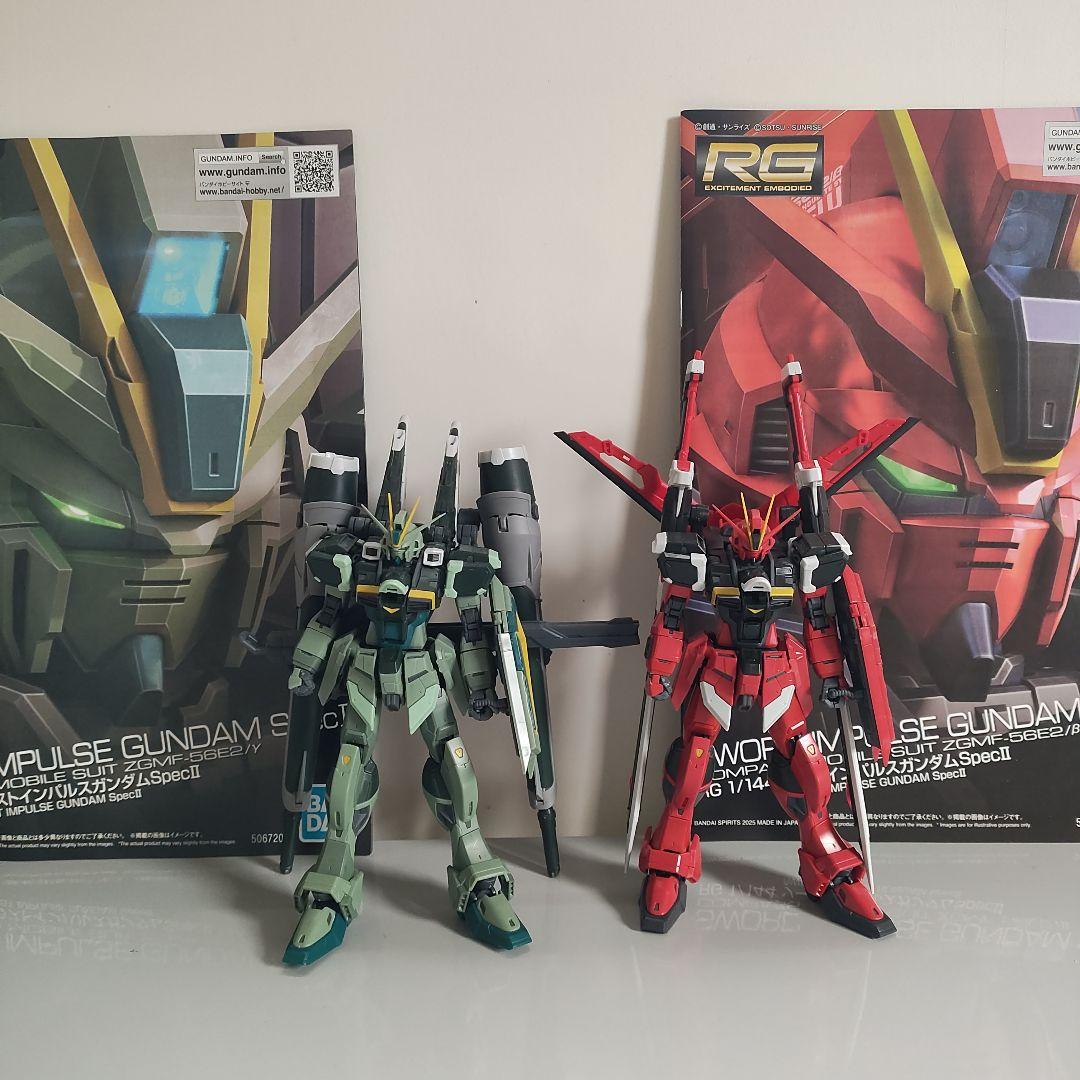 RGブラストインパルスガンダムSpecⅡ＆ソードインパルスガンダムSpecⅡ