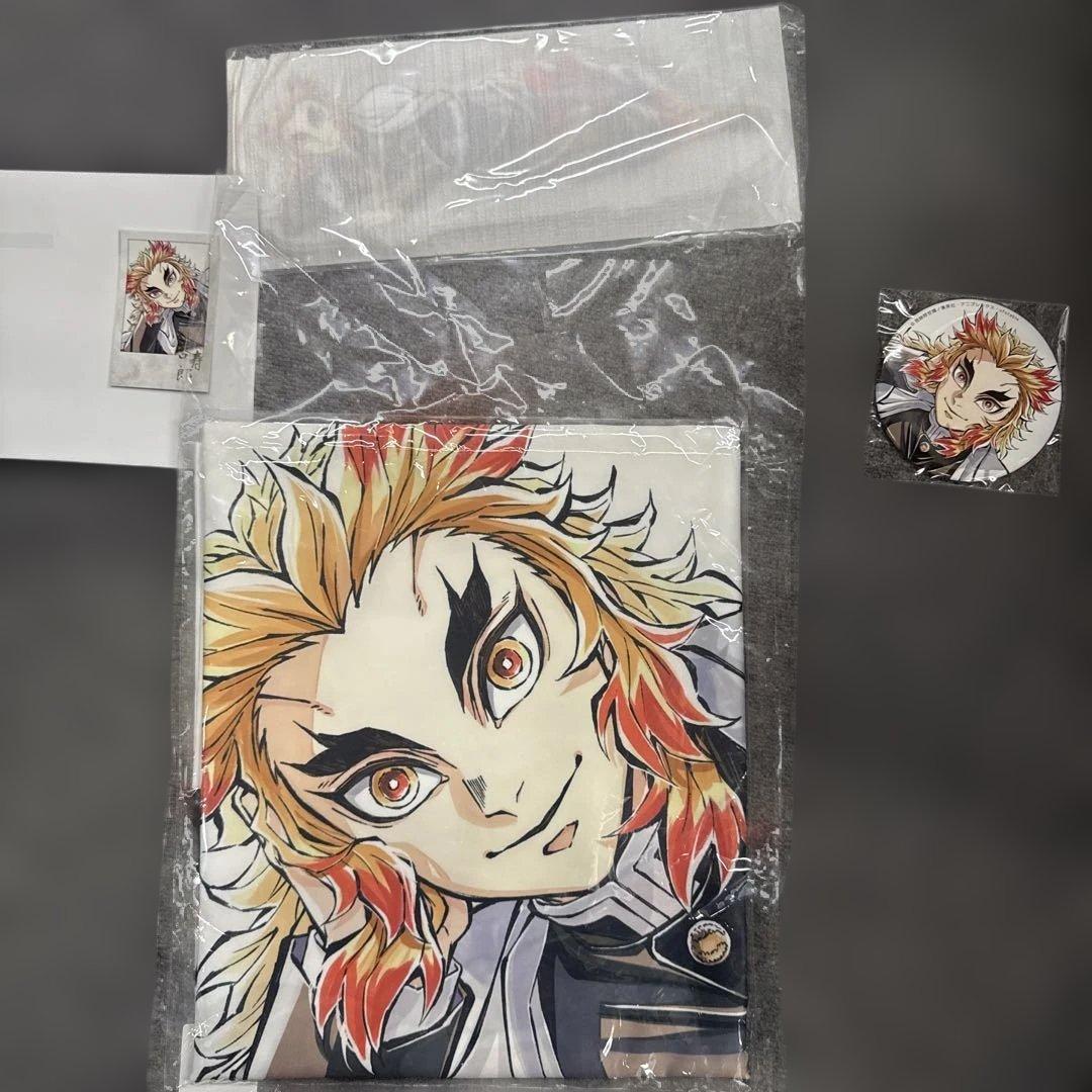 鬼滅の刃　煉獄杏寿郎　寝そべりイラストグッズ開封のみで撮影