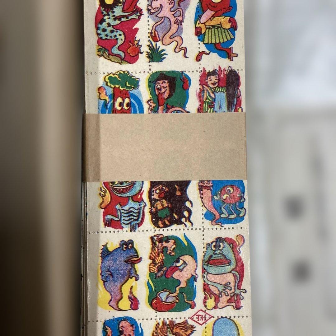 1950年代〜1960年代のお化けの写し絵の箱入り100枚の帯付き、新品です