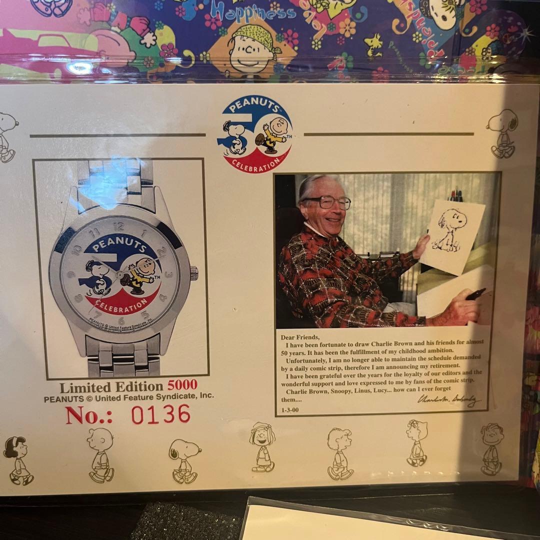 PEANUTS スヌーピー 50周年　限定版ウオッチ