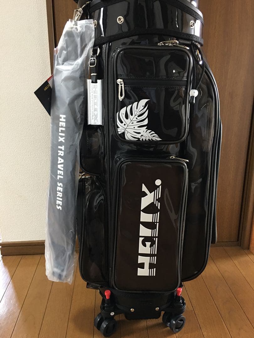 【新品•未使用】HELIX ゴルフバッグ TRAVEL SERIES 黒