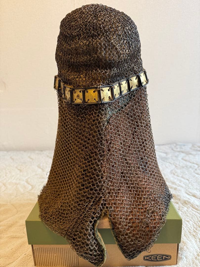 ⭕️ 江戸時代　鎖帷子　【鎖頭巾】　幕末　新撰組　忠臣蔵