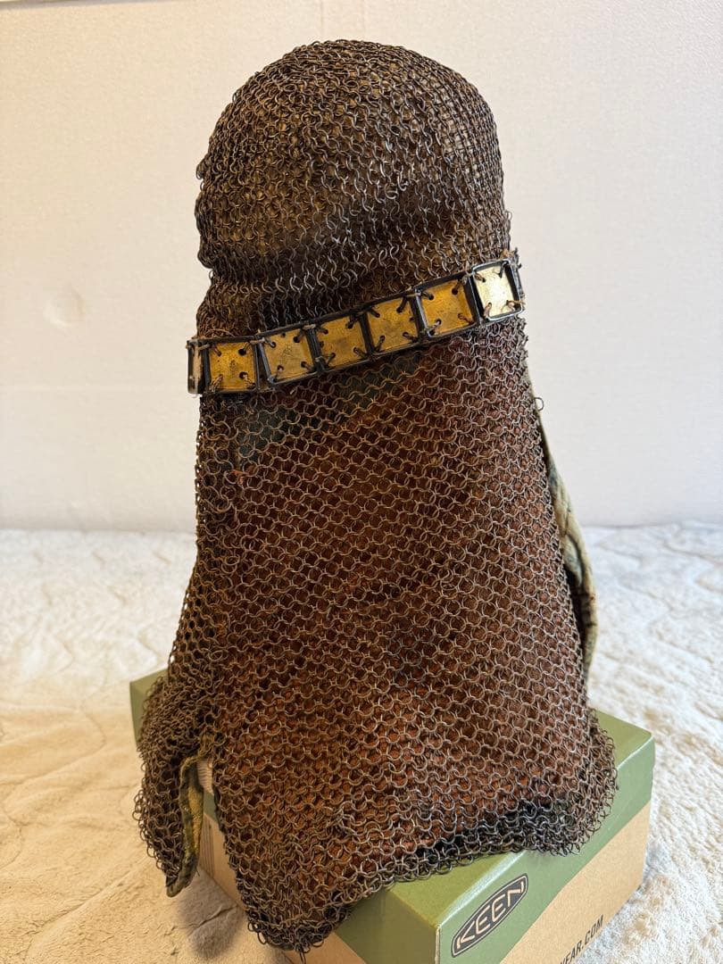 ⭕️ 江戸時代　鎖帷子　【鎖頭巾】　幕末　新撰組　忠臣蔵