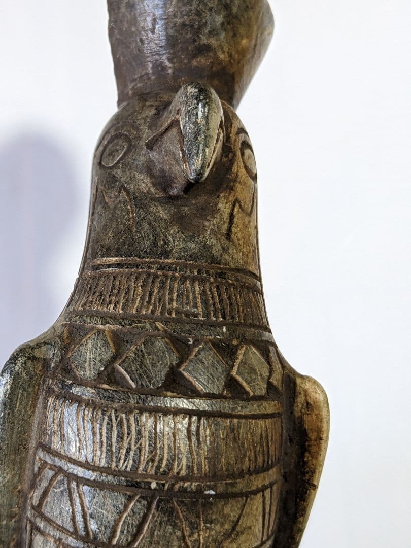 ♦古代文明 天然石 副葬品 祭器 鷲鷹鳥類メキシコ〜南米ペルーインカ帝国エジプト