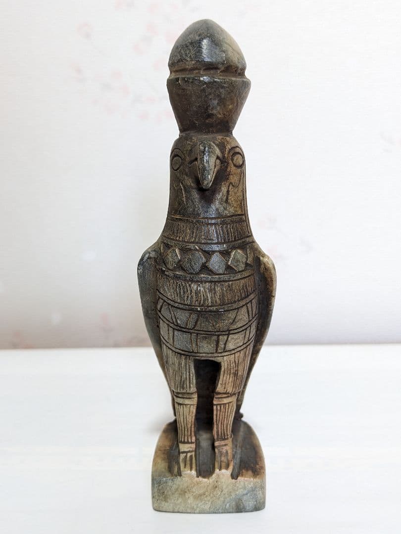 ♦古代文明 天然石 副葬品 祭器 鷲鷹鳥類メキシコ〜南米ペルーインカ帝国エジプト