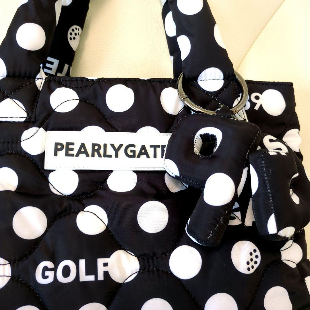 【美品】PEARLY GATES ドット柄カートバッグ