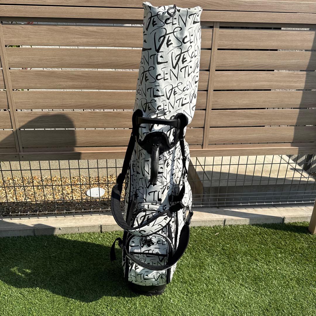 イ*ン様 DESCENTE ロゴプリント キャディバッグ　PINGおまけつき