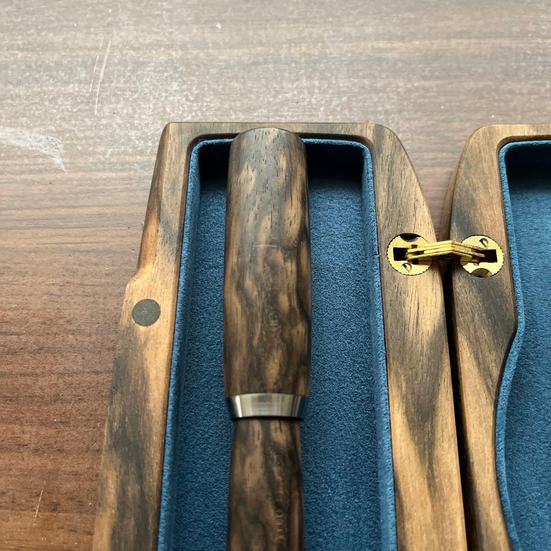 工房楔 黒柿孔雀杢 クローズドエンド楔 コンプロット デューエ