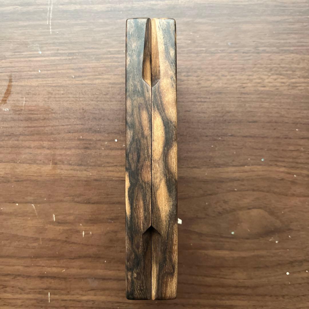 工房楔 黒柿孔雀杢 クローズドエンド楔 コンプロット デューエ