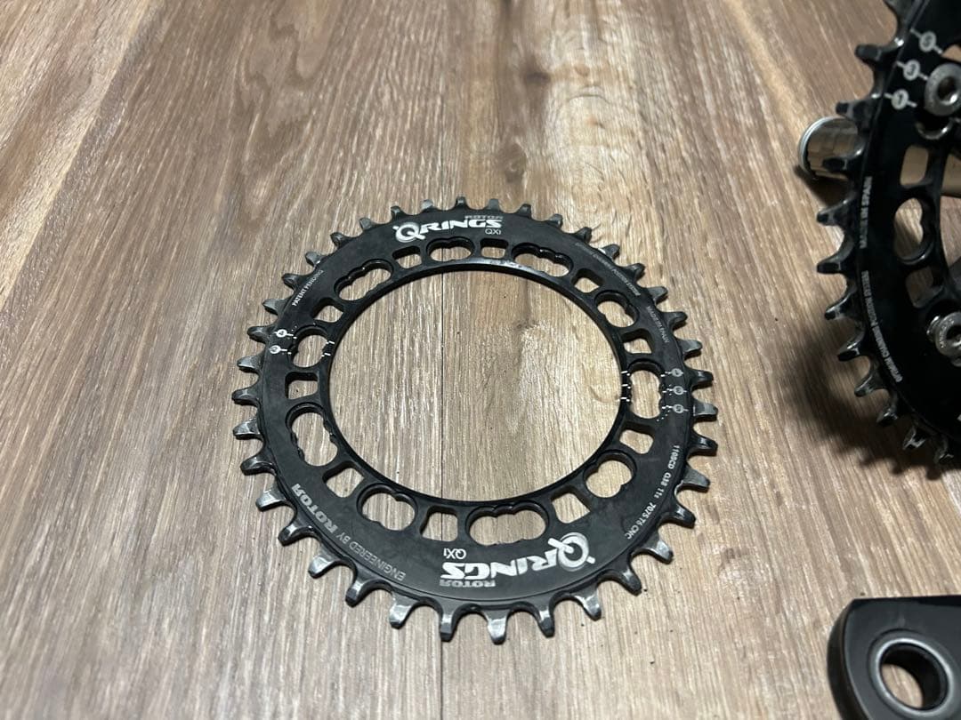 ROTOR Q Rings 3D クランク チェーンリング 楕円 40t&38t