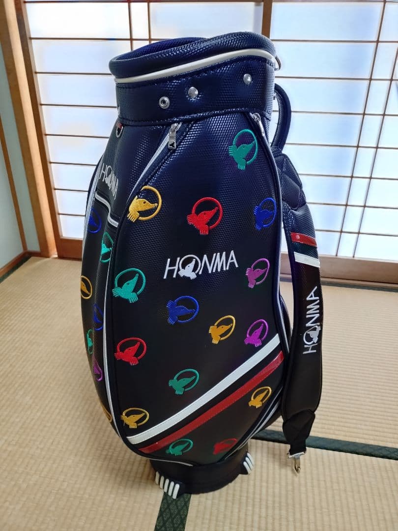 HONMA　本間ゴルフ　ホンマゴルフ　キャディバッグ　キャディバック　モグラ柄