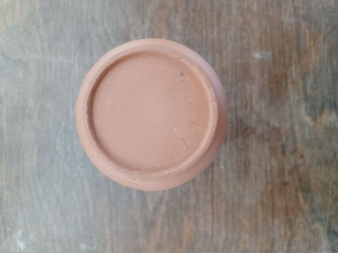 常滑焼朱泥徳利　初代三光　造