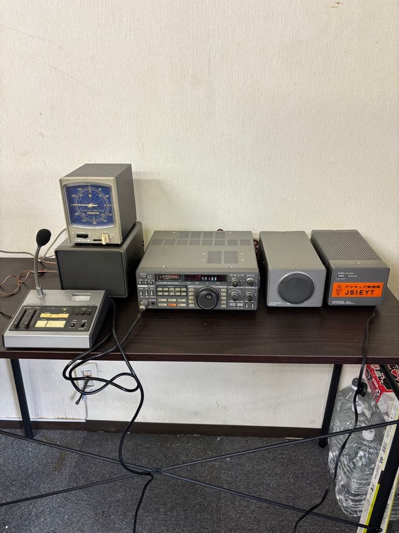 Kenwood TS-670 受信機とスピーカーセット