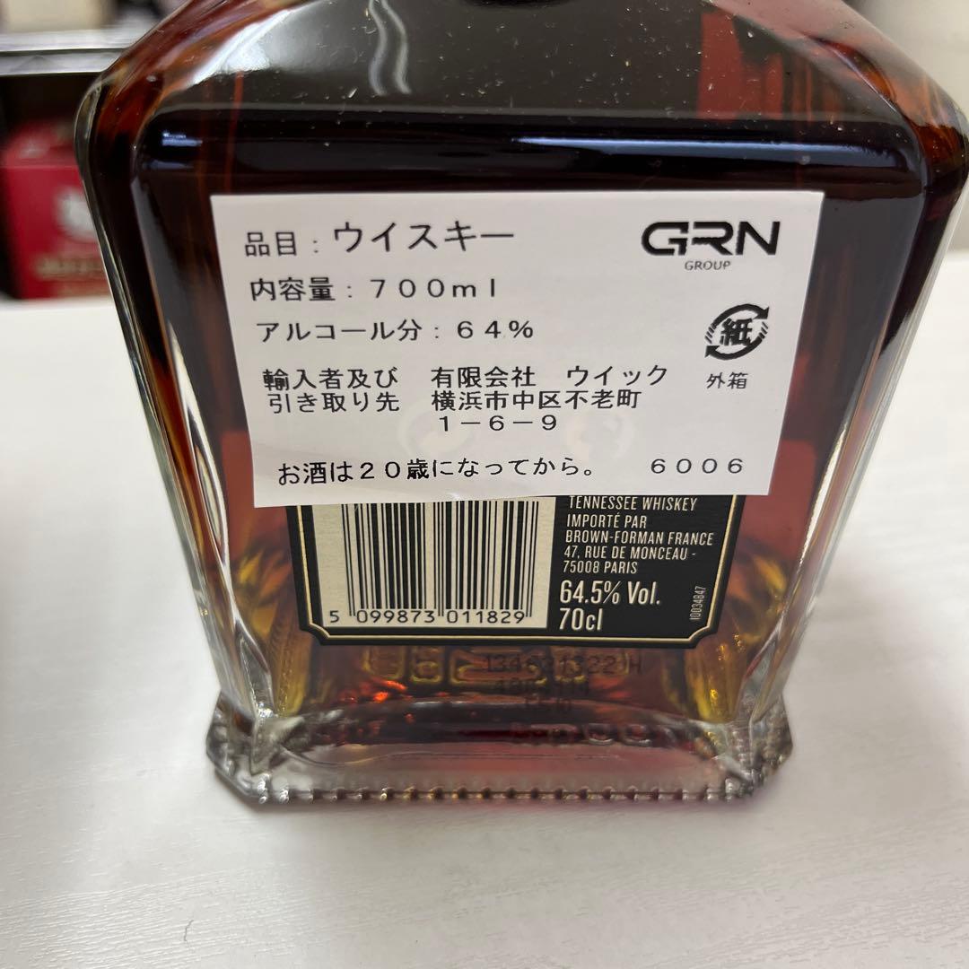 ジャックダニエル　シングルバレル　バーボン　64.5度