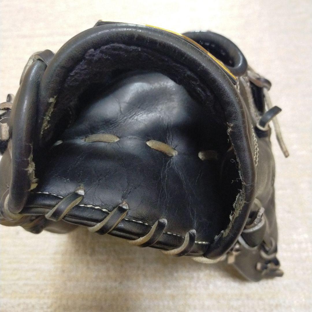 ゼット　ネオステイタス　一般軟式野球　グローブ　黒　大人用　外野手