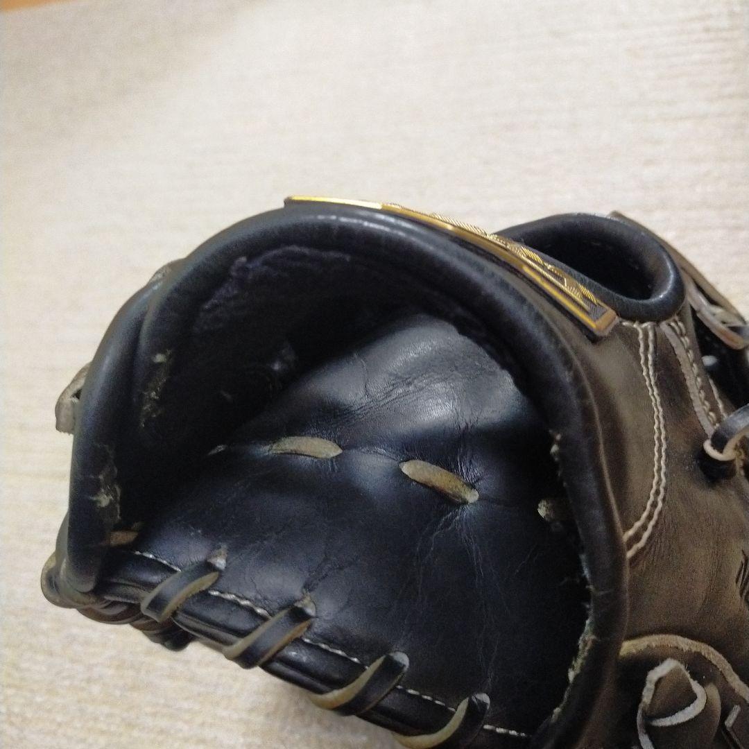 ゼット　ネオステイタス　一般軟式野球　グローブ　黒　大人用　外野手