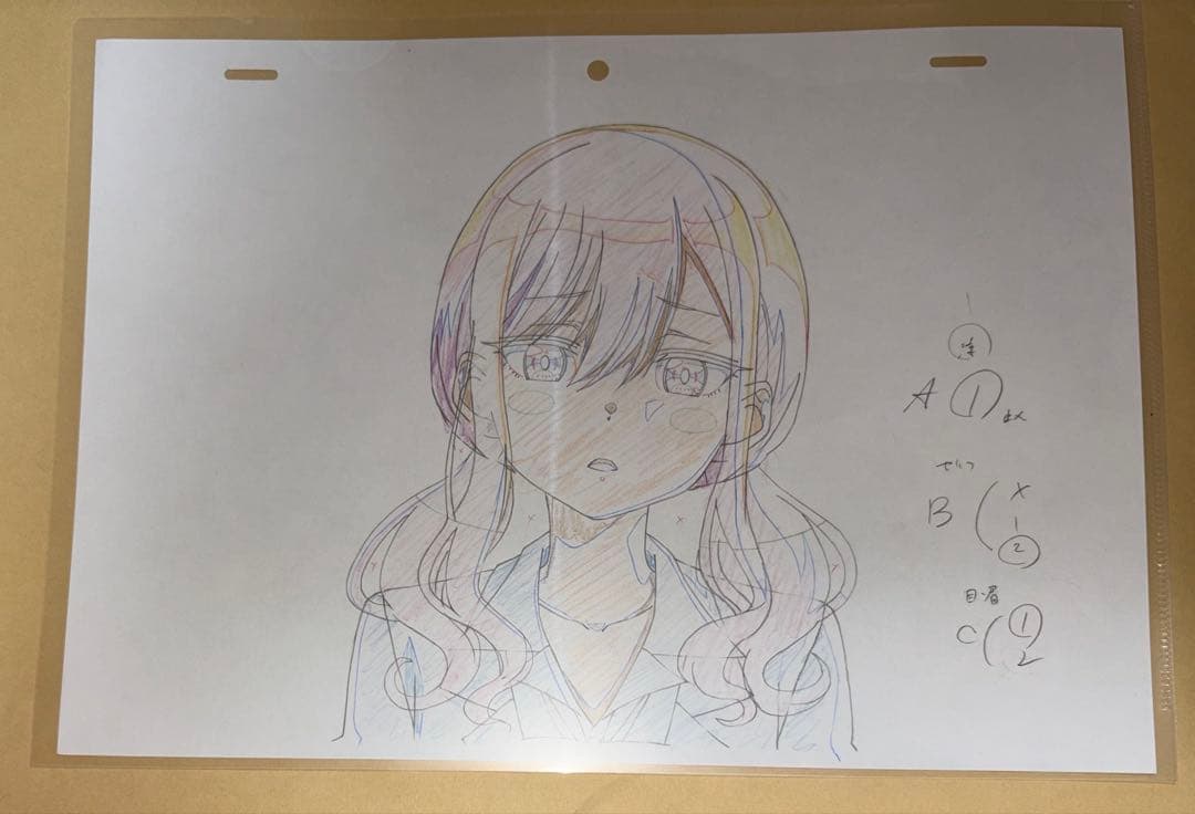 ⑥非売品 1点物 アニメ ばっどがーる 生原画 涼風涼 ワルラジ　会場限定