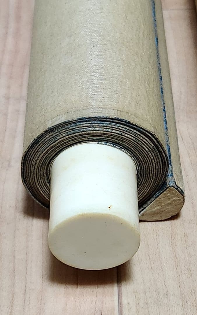 【月下に狐図】源光 2666 キツネ 掛け軸 肉筆