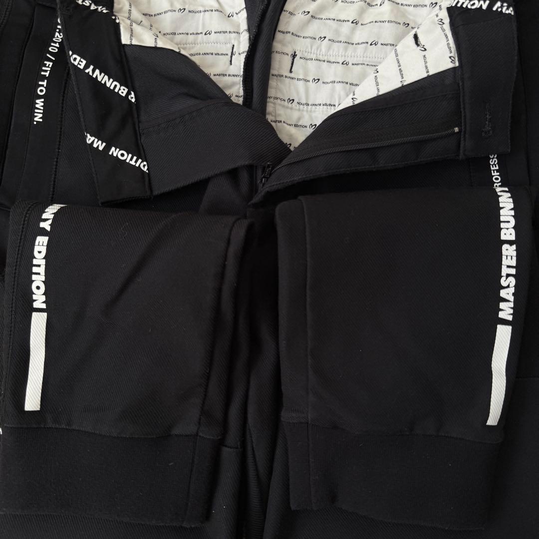 現行モデル　マスターバニー　ジョガーパンツ　黒　M〜L相当　コットン素材　4