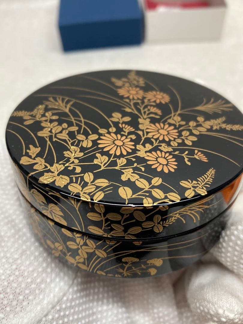 希少 大きめ 蒔絵師 松山武司作 本鼈甲 金蒔絵 ブローチ ペンダント 螺鈿