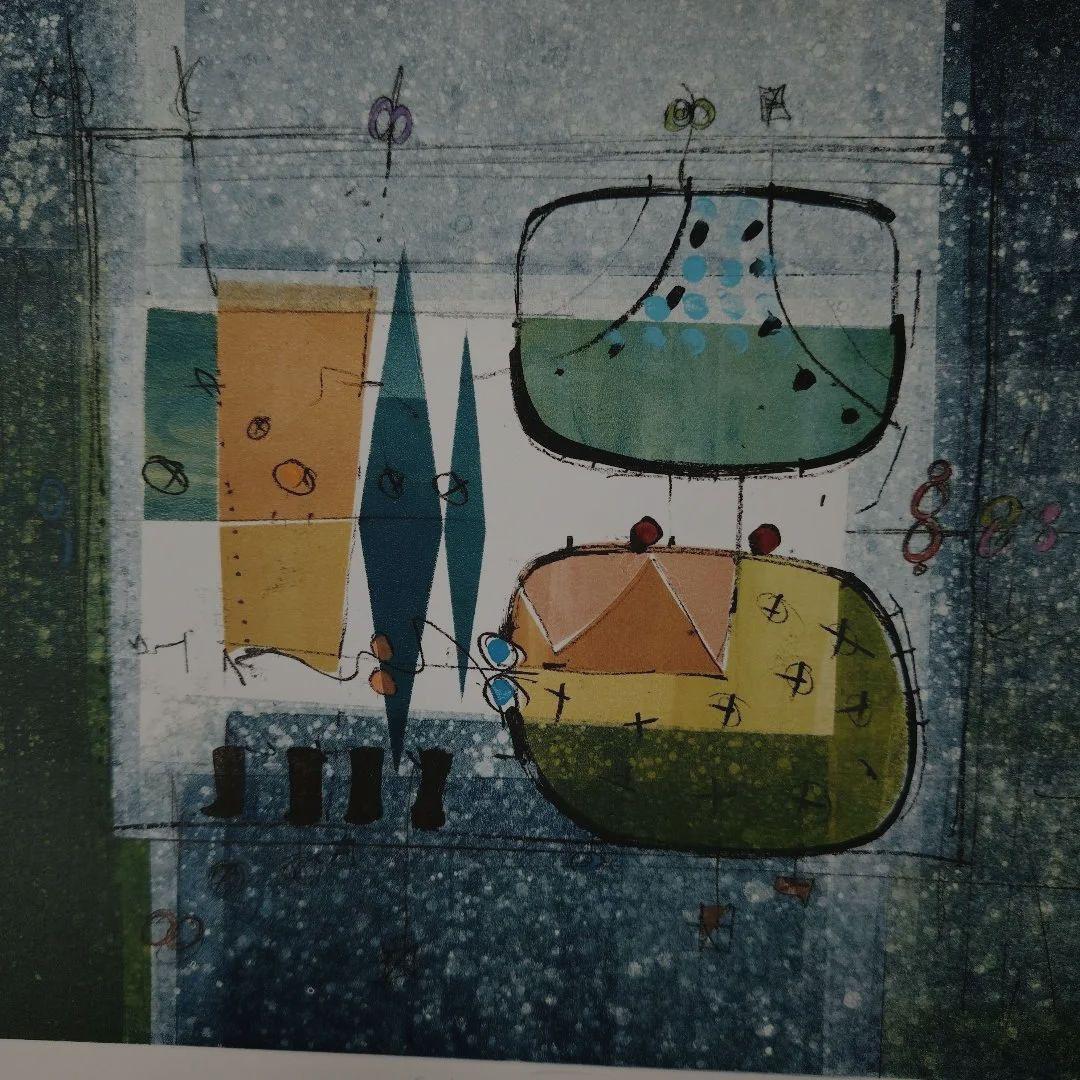 特価◯絵画　カラー銅版画　シ―ト