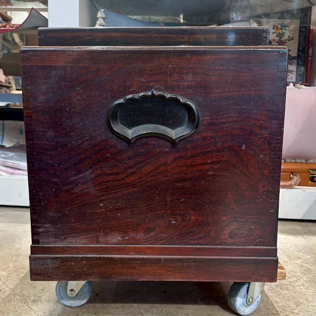 8Φ 江戸長火鉢 関東火鉢 囲炉裏 五徳 小民具 古道具 幅76㎝ 昭和レトロ