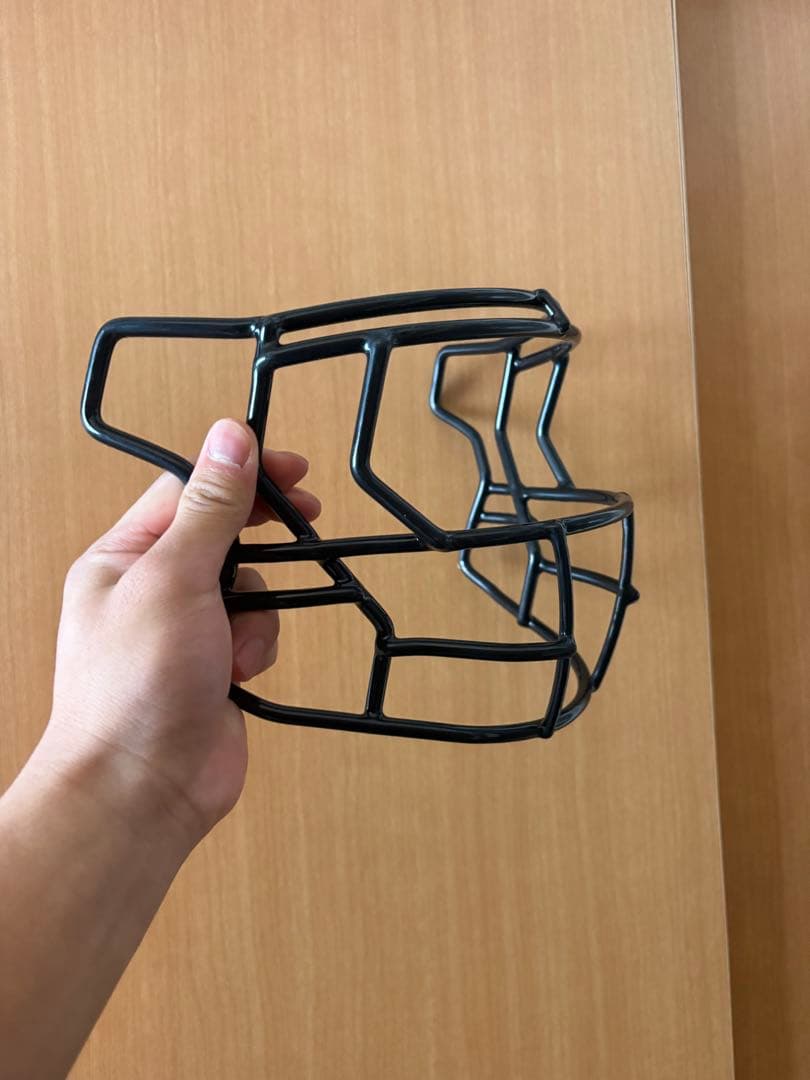 アメリカンフットボール ブラックフェイスマスク