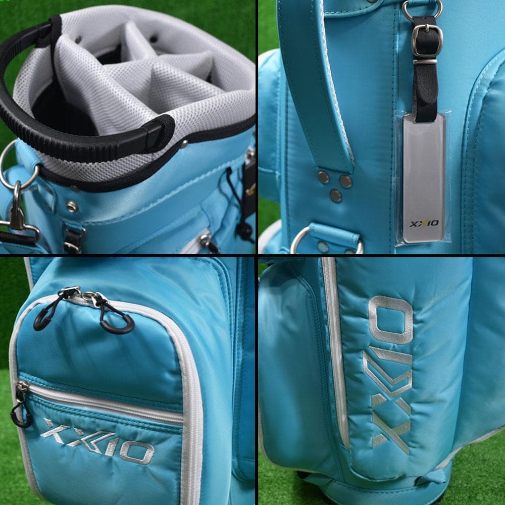 XXIO/ゼクシオ ゴルフ キャディバッグ９.５型【サックス】新品！