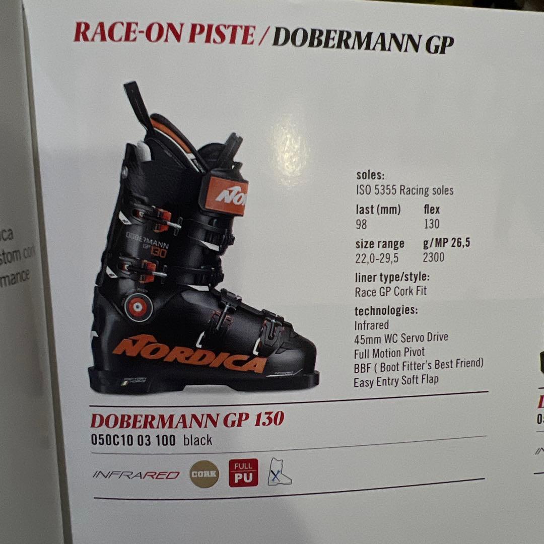 Nordica Dobermann GP130 スキーブーツ 250〜255mm